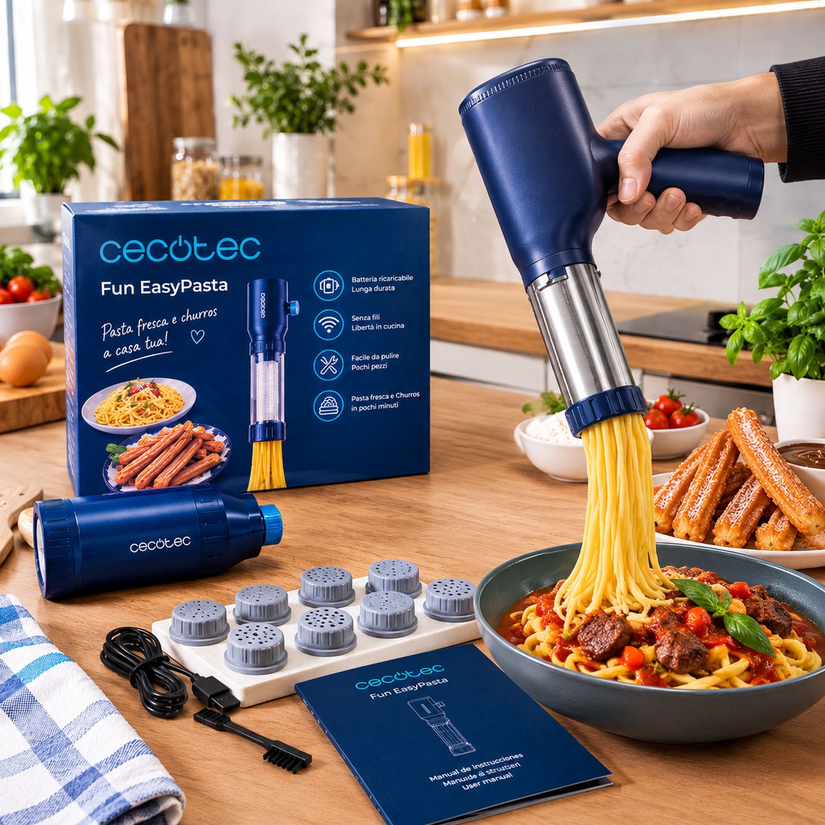 Cecotec Fun EasyPasta Macchina per Pasta